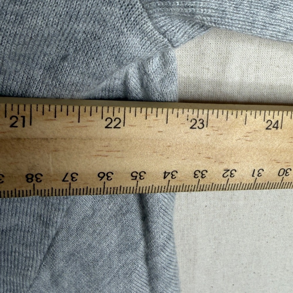 Chicos Cashmere Blend Turtleneck Tunic Sweater size Large Gray - Picture 6 of 8